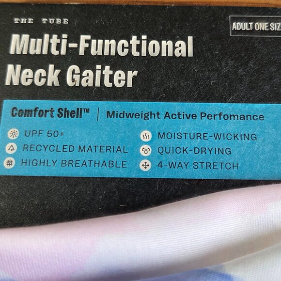 Turtle Fur Totally Tubular Neck Gaiter, UPF 50+, Multifunctional Headwear - Picture 6 of 7